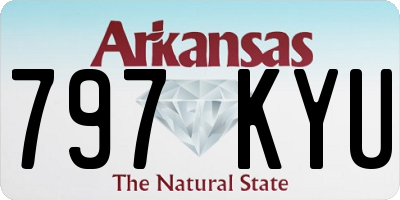 AR license plate 797KYU