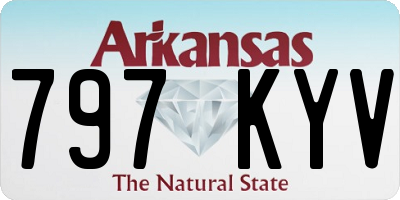 AR license plate 797KYV
