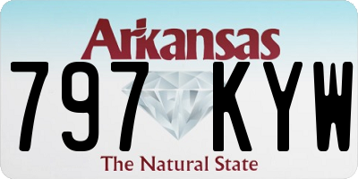 AR license plate 797KYW
