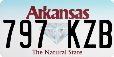 AR license plate 797KZB