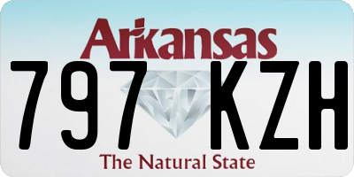 AR license plate 797KZH