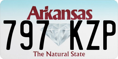 AR license plate 797KZP