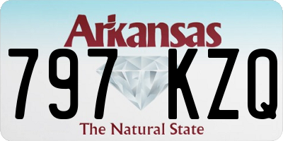 AR license plate 797KZQ