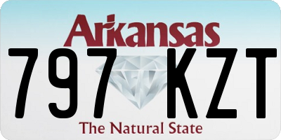 AR license plate 797KZT