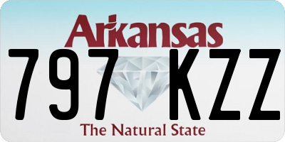 AR license plate 797KZZ
