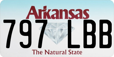 AR license plate 797LBB