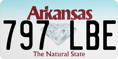 AR license plate 797LBE