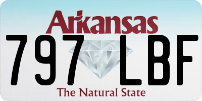 AR license plate 797LBF