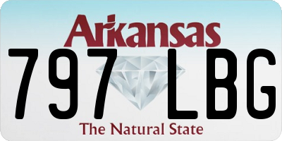 AR license plate 797LBG