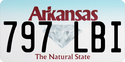 AR license plate 797LBI