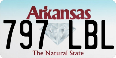 AR license plate 797LBL