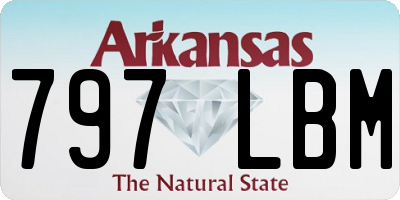 AR license plate 797LBM