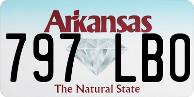 AR license plate 797LBO