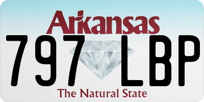 AR license plate 797LBP