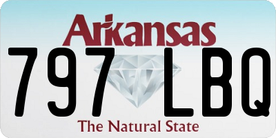 AR license plate 797LBQ