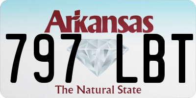 AR license plate 797LBT