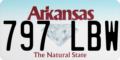 AR license plate 797LBW