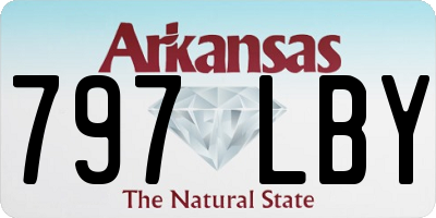 AR license plate 797LBY