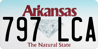 AR license plate 797LCA