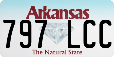 AR license plate 797LCC