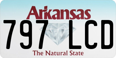 AR license plate 797LCD