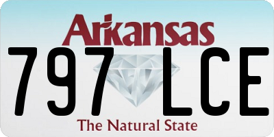 AR license plate 797LCE