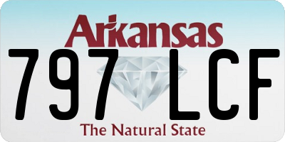 AR license plate 797LCF