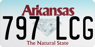 AR license plate 797LCG