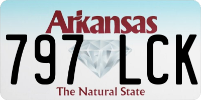 AR license plate 797LCK