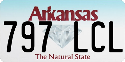AR license plate 797LCL