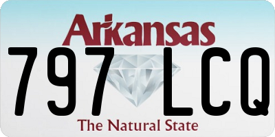 AR license plate 797LCQ