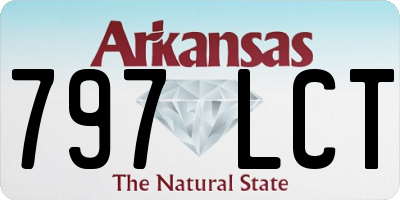 AR license plate 797LCT