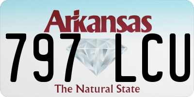 AR license plate 797LCU