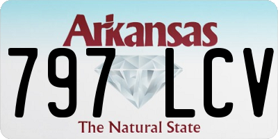 AR license plate 797LCV