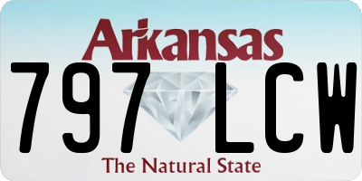 AR license plate 797LCW
