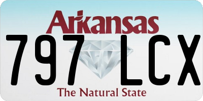 AR license plate 797LCX