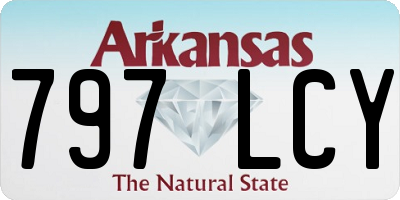 AR license plate 797LCY