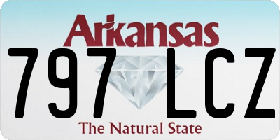 AR license plate 797LCZ