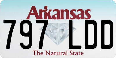 AR license plate 797LDD