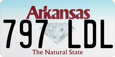 AR license plate 797LDL