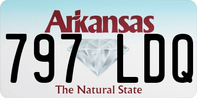 AR license plate 797LDQ