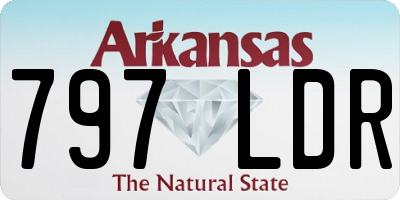AR license plate 797LDR