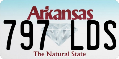 AR license plate 797LDS