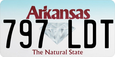 AR license plate 797LDT