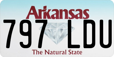 AR license plate 797LDU