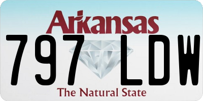 AR license plate 797LDW
