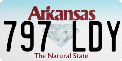 AR license plate 797LDY