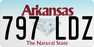 AR license plate 797LDZ