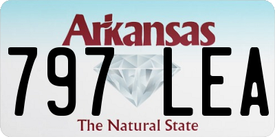 AR license plate 797LEA