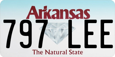 AR license plate 797LEE